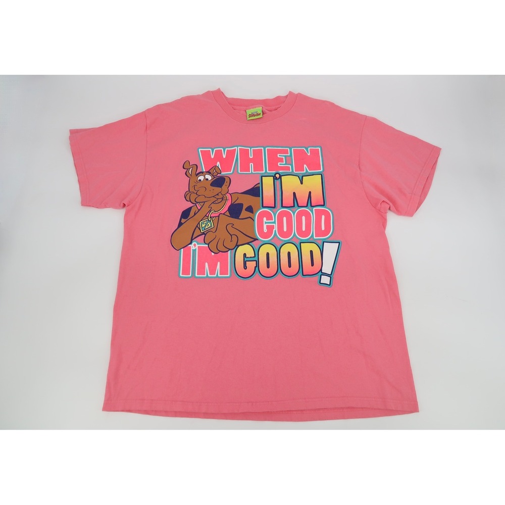 Vintage Scooby-Doo Graphic T-Shirt Mens XL When I'm‎ Good Bad Cartoon Network